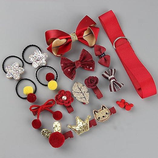 Produktbild Activity Board 18 Stück Haarspangen-Set Kleinkind Mädchen, Haarschmuck Mädchen, Haarspangen mit Geschenkbox (18 Stk.)