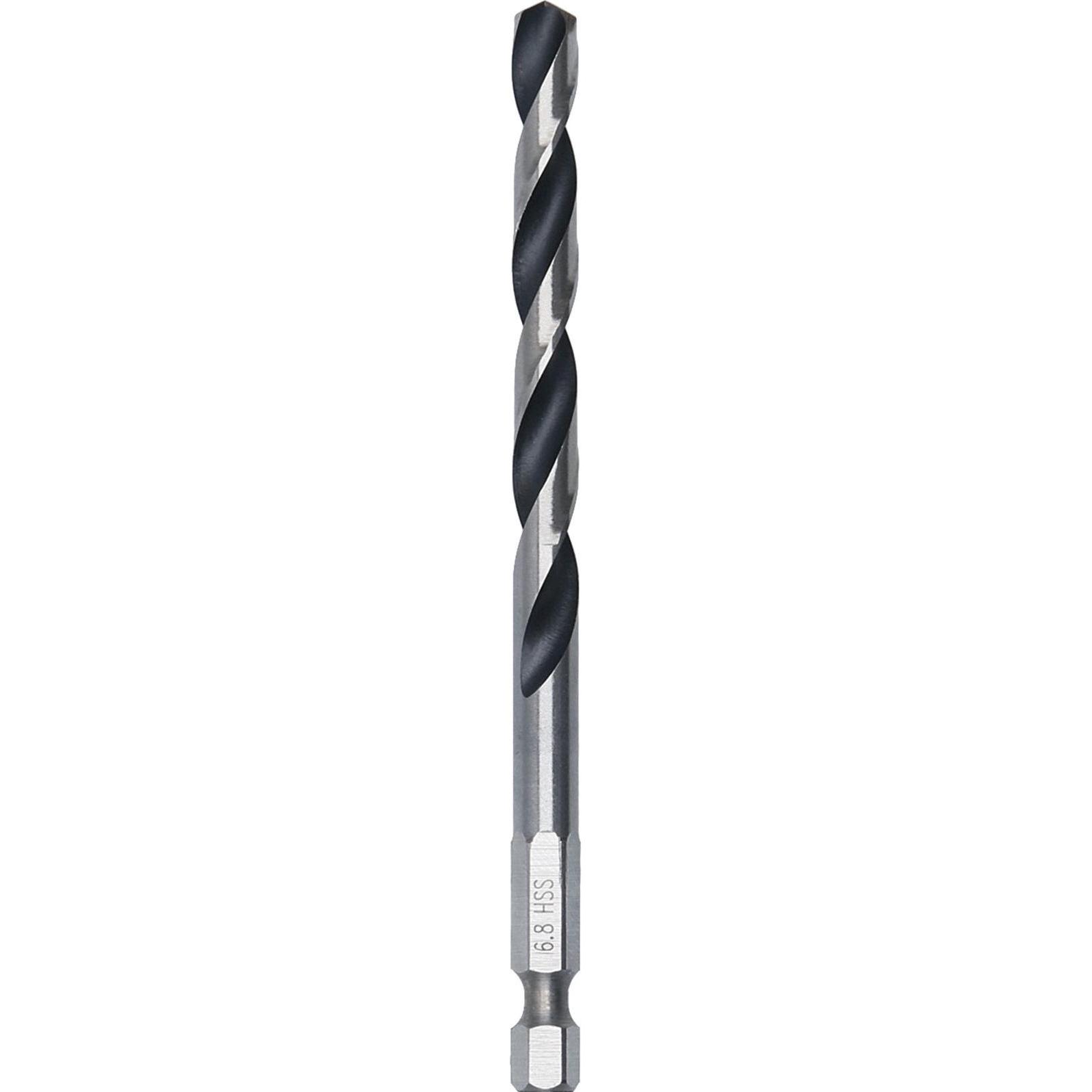Bosch Professional Zubehör, Bohrereinsatz, HSS PointTeQ Sechskantbohrer 6,8 mm (6.8 mm)