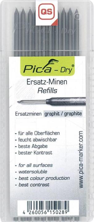 Produktbild Pica Ersatzmine (10 Stück, Graphit, 2.80 mm)