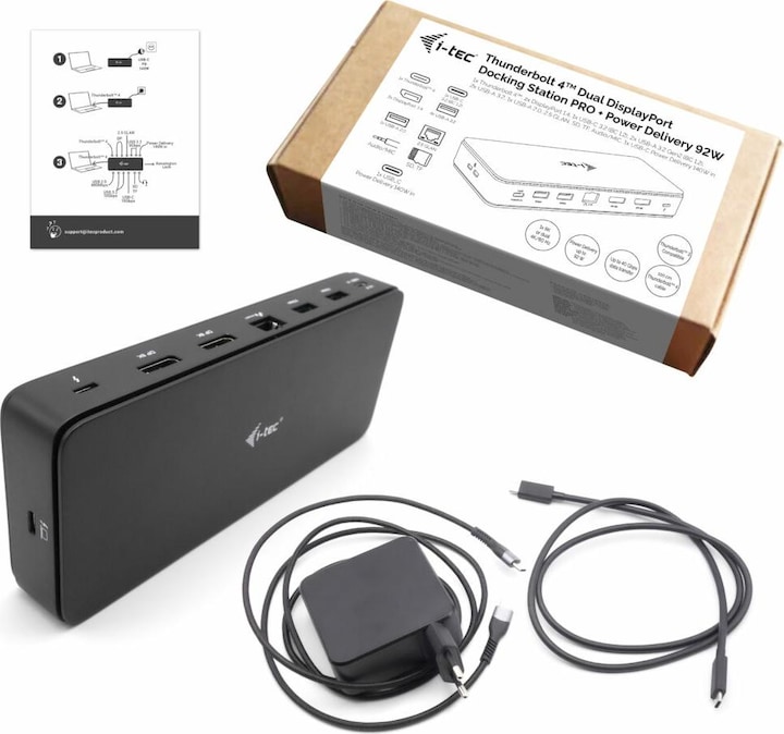 Image du produit i-tec Tb4dualdpdockpdpro (Thunderbolt, 7 Ports)