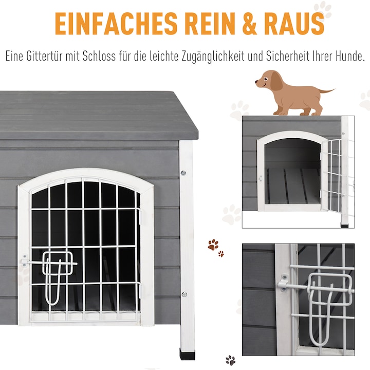 Actual product image PawHut Dog kennel with door (Dog kennel)
