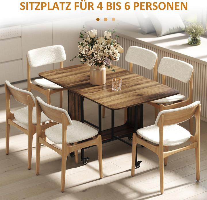 Produktbild Homcom Esstisch (130 x 80 x 74 cm)