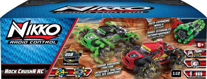 Produktbild Nikko RC 19070 Rock CrushR, Ferngesteuertes RC Auto, Offroad Fahrzeug bis 14 km/h, automatisch ausfa
