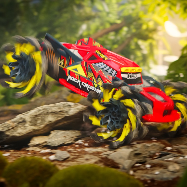 Actual product image Nikko RC 19070 Rock CrushR, remote-controlled RC car, off-road vehicle up to 14 km/h, automatic offfa