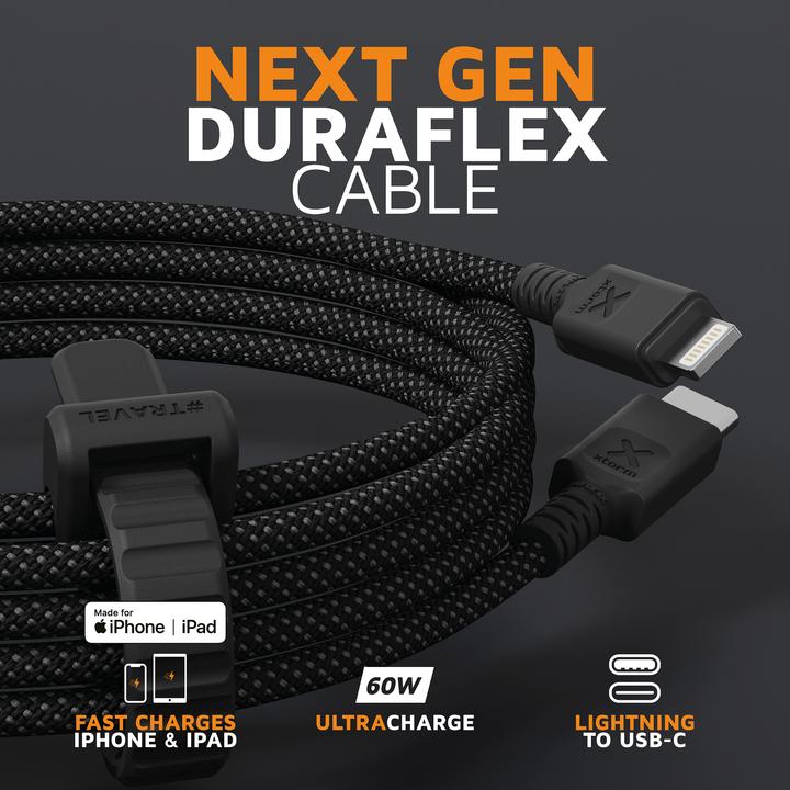 Actual product image Xtorm USB-C -> Lightning 3.0m Next Gen Cable (3 m, 60 W)