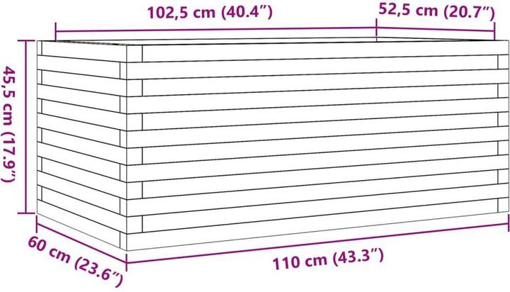 Immagine prodotto vidaXL Pflanzgefäss