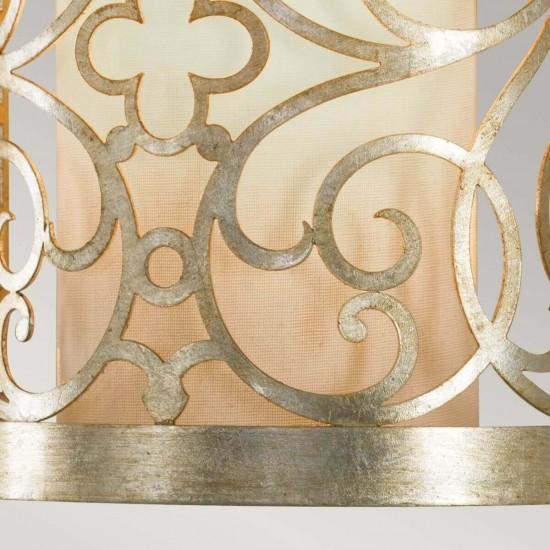 Image du produit Elstead Lighting Arabesque Applique E14 feuille d'argent patiné (E14)