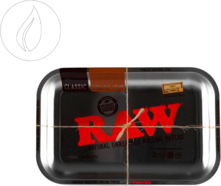 Image du produit RAW Plateau roulant L Silver Metal 275 x 340mm