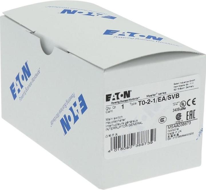 Actual product image Eaton 3P IP65 switch disconnector,20A, 6.5kW