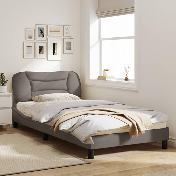 Immagine prodotto vidaXL Giroletto con testiera in tessuto (100 x 200 cm)
