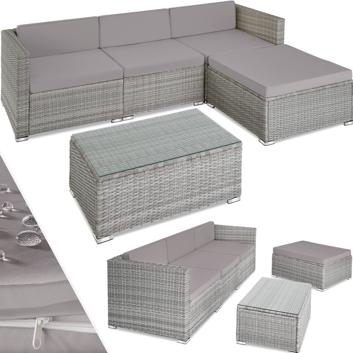 Immagine prodotto tectake Salottino in rattan Firenze
