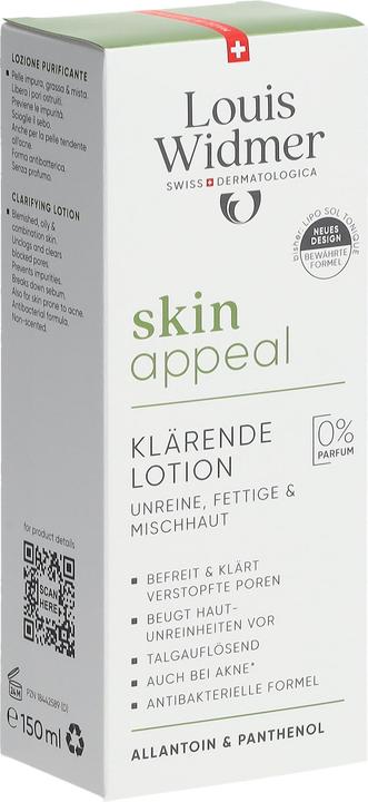 Immagine prodotto Widmer Louis Skin Appeal klärende Lotion 150 ml (Tonico per il viso, 150 ml)