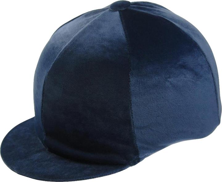 Actual product image Capz Plain riding helmet cover made of velour