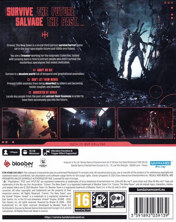 Actual product image Bandai Namco Cronos: The New Dawn (PS5, EN)