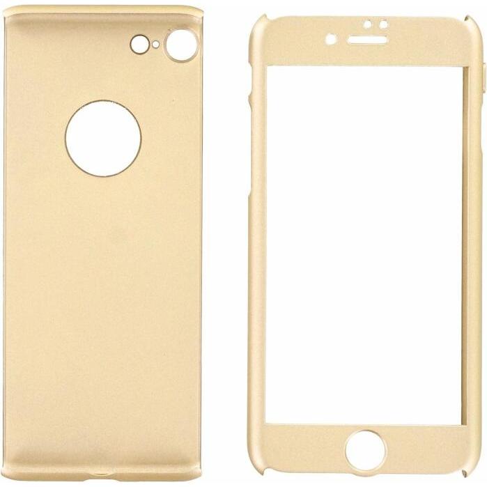 OEM 360 ° Hülle für iPhone 7 Gold (Apple iPhone 7), Smartphone Hülle, Gold