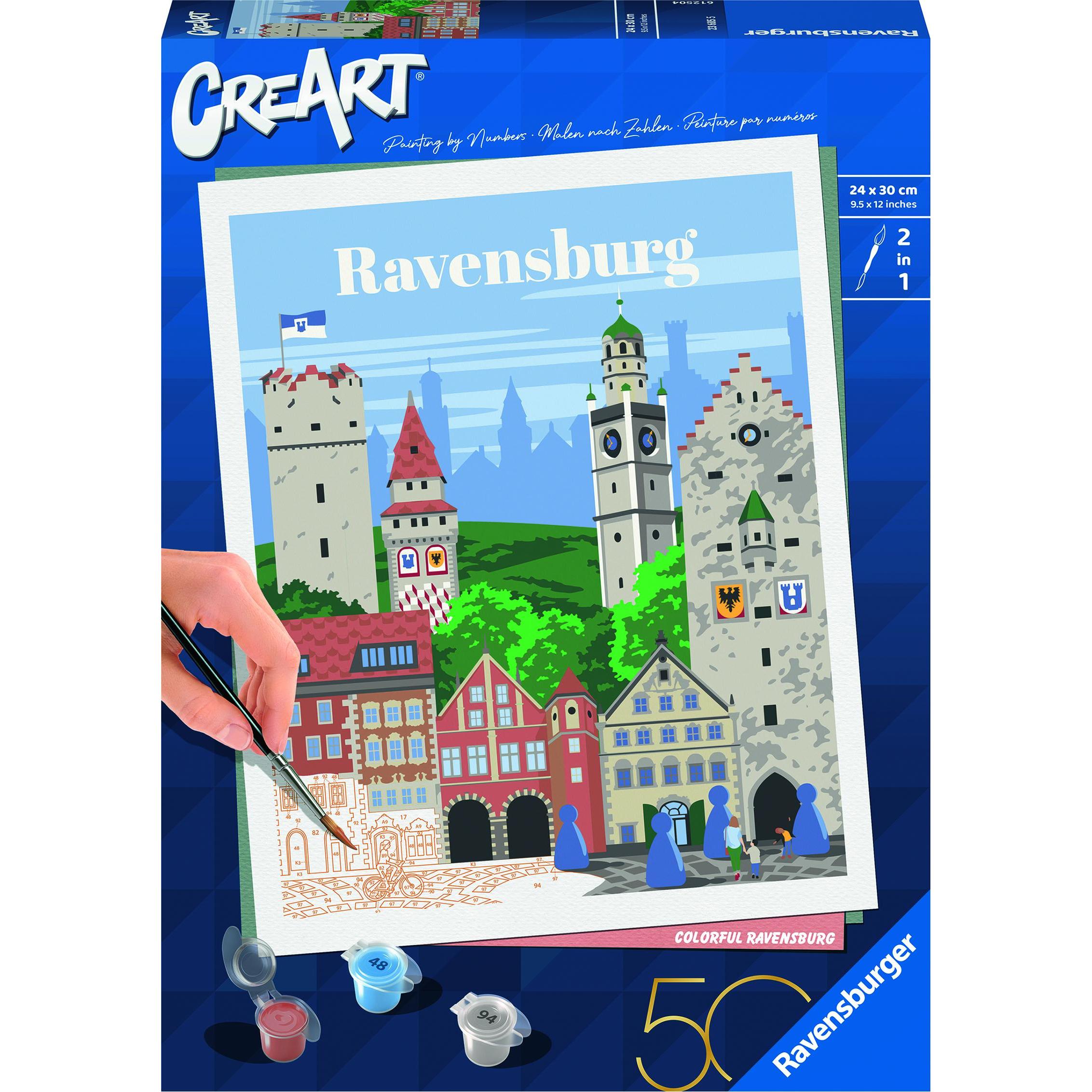 Thumbnail - Ravensburger CreArt - Malen nach Zahlen Colorful Ravensburg