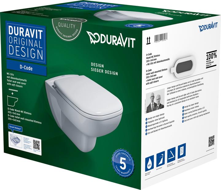 Actual product image Duravit D-Code