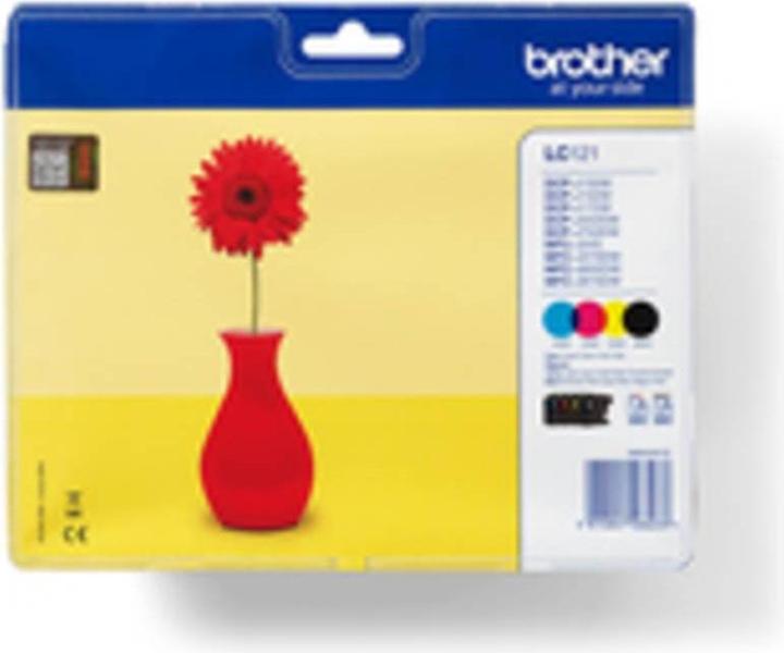 Actual product image Brother LC-121VALBP Multipack (M, C, Y, FC)