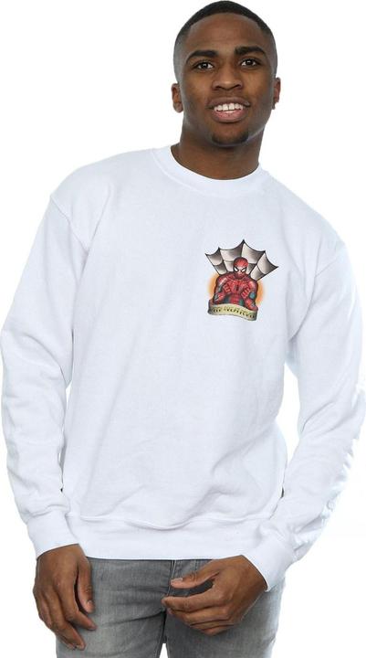 Image du produit - Sweat SPIDER-MAN TATTOO BREAST PRINT - Homme (M)