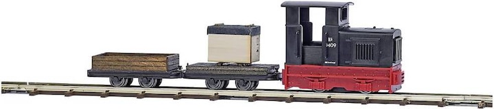 Produktbild Busch H0f Feldbahn Start-Set Gütertransport