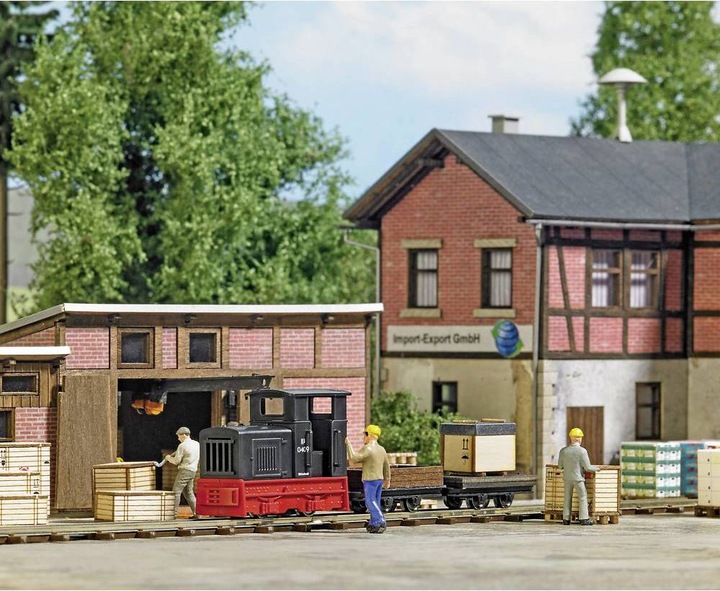 Produktbild Busch H0f Feldbahn Start-Set Gütertransport