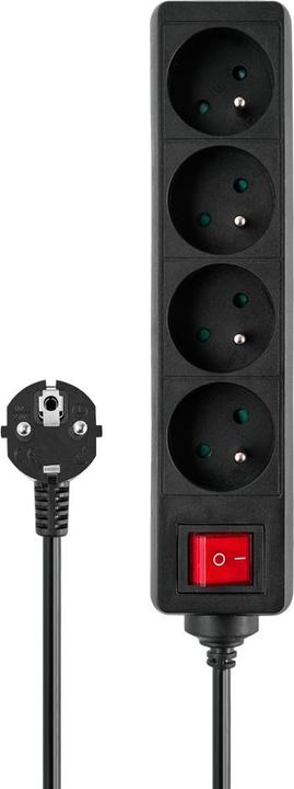 Produktbild Savio Steckdosenleiste 4 Steckdosen, 3 m, LZ-14 (4 x, CEE 7/5, 3 m)