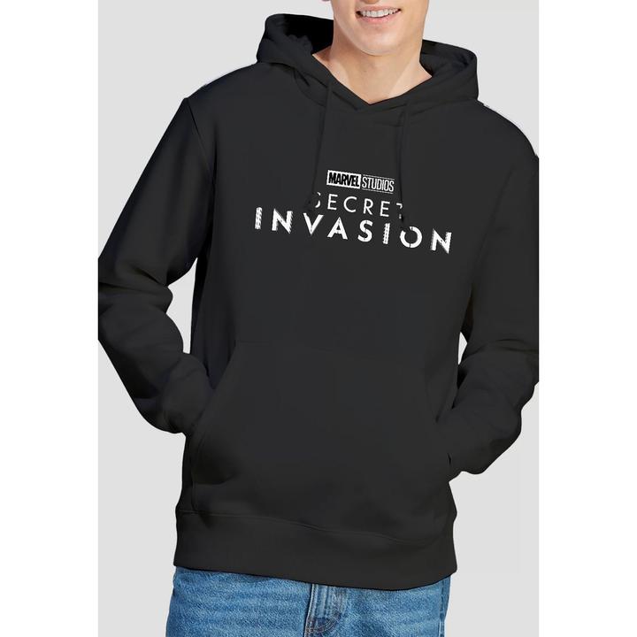 Immagine prodotto Secret Invasion Felpa con Cappuccio Logo Uomo (XXL)