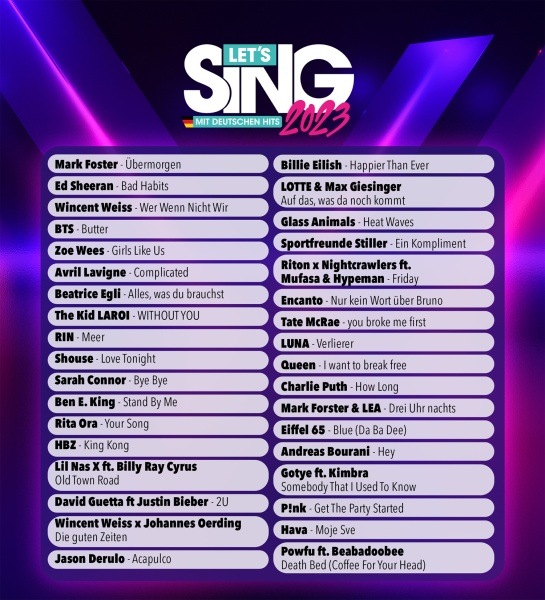 Immagine prodotto Ravenscourt Let's Sing 2023 German Version (Xbox One S, DE)