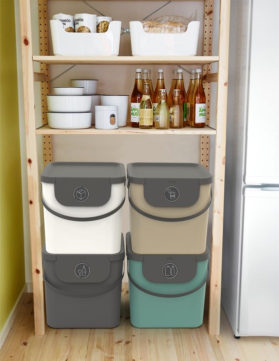 Image du produit Rotho Seau de recyclage Albula 40 l, vert foncé (40 l)