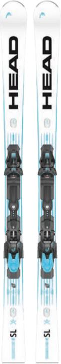 Head Ski Wc Rebels E-sl Rp Evo 14 Wh/bl + FreeFlex 14 GW | 2026-165 (165 cm, Avec fixations)
