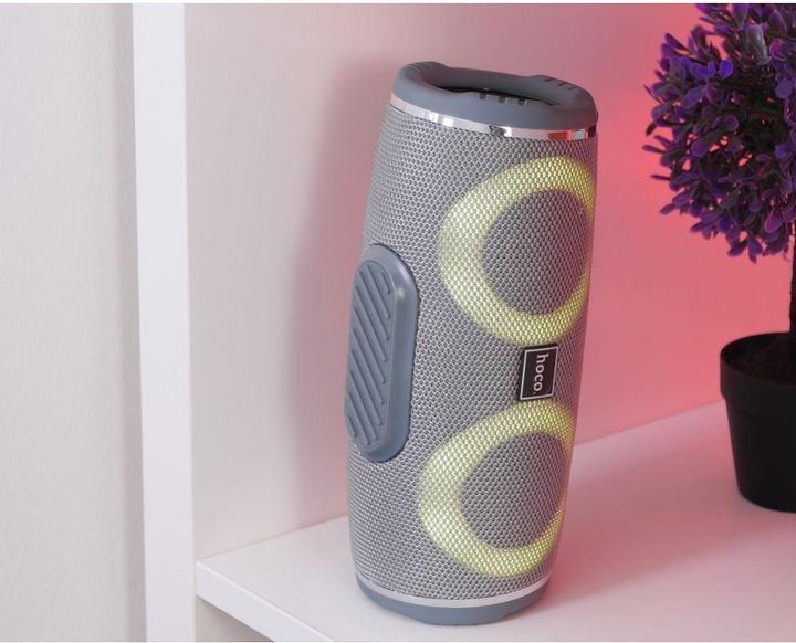 Produktbild Hoco - Wireless Speaker Sports (HC12) - Bluetooth 5.0, Shoulder Strap, 10W - Grey (2 h, Netzbetrieb)