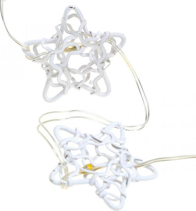 Produktbild Viana LED Lichterkette Sterne mit Timer für Innen 20 LEDs warmweiss (2.20 m)