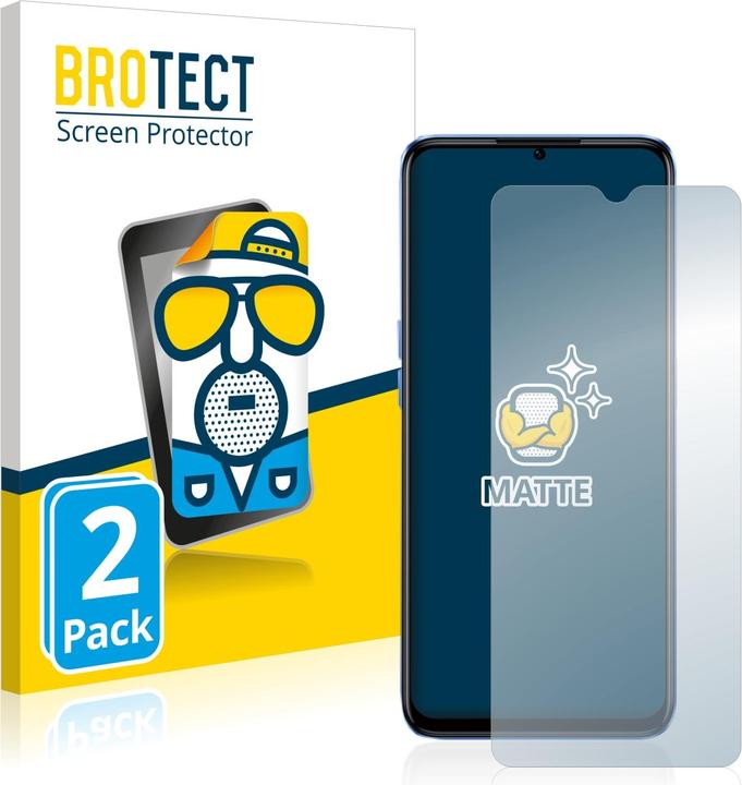 Produktbild BROTECT Entspiegelungs-Schutzfolie Displayschutz Matt (2 Stück, Realme Narzo 50 5G)