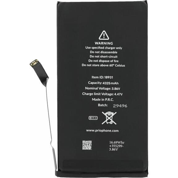 Thumbnail - prio Battery for iPhone 14 Plus (Universal APN), Smartphone Akku