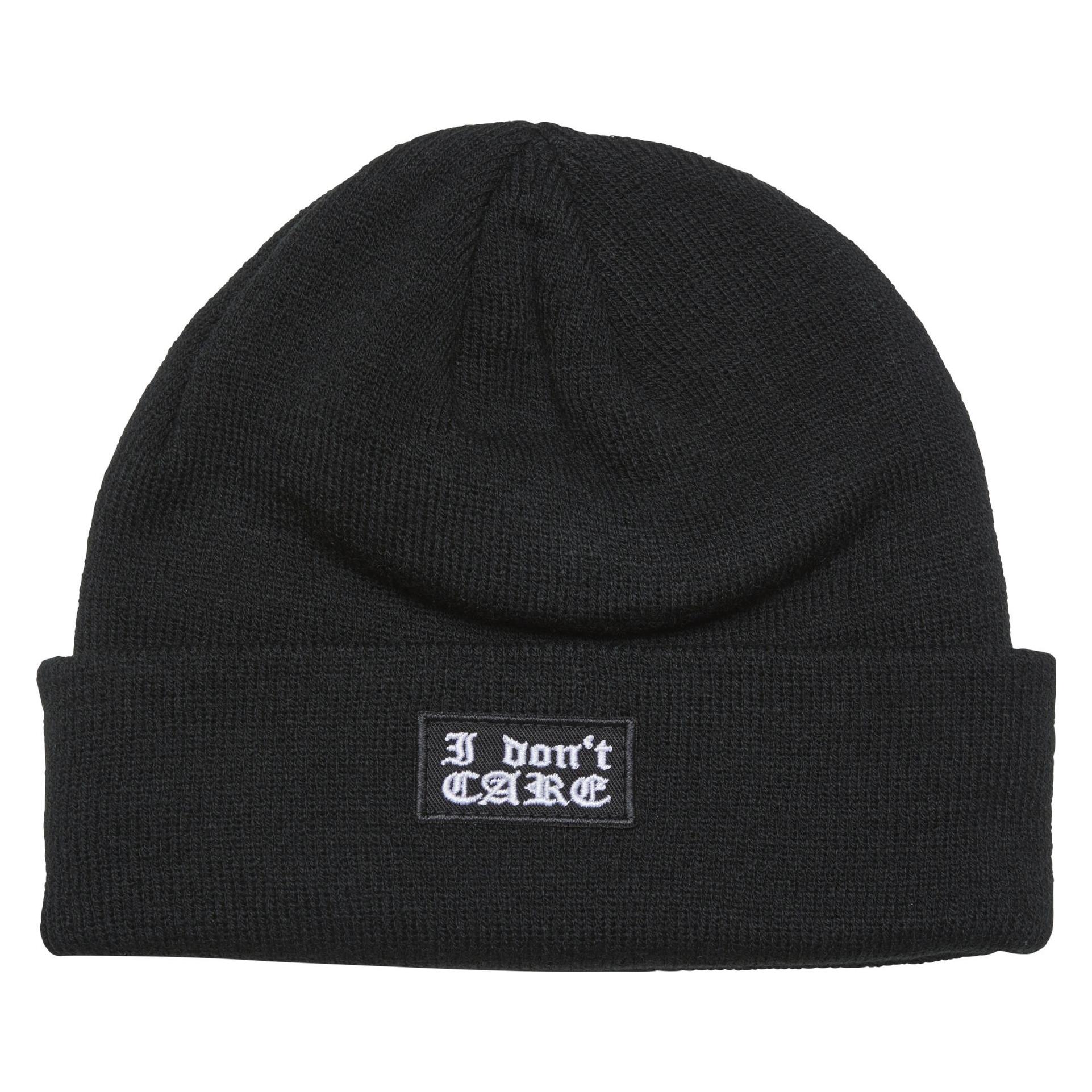 Mister Tee, Mütze, MisterTee I Don't Care Beanie - 179233, Schwarz, (One Size)