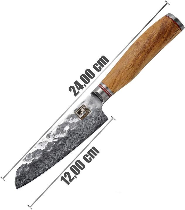 Produktbild Zayiko Olive Damastmesser, 12cm (12 cm)