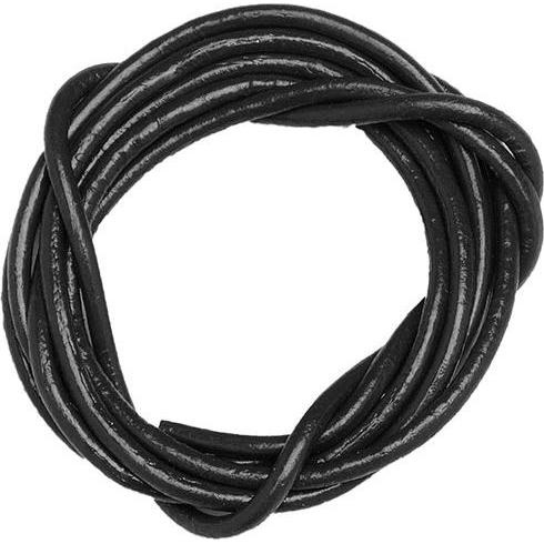 Glorex Lederriemen schwarz 2mm/1m