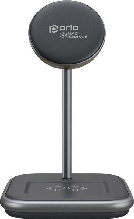 Actual product image prio 15W 2 in 1 Wireless Charger MAG (USB C) black (15 W)