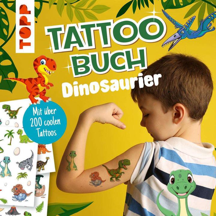 Actual product image Tattoo Book Dinosaur