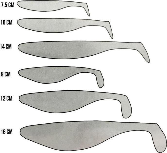Actual product image Westin ShadTeez Fireflake (7 cm)