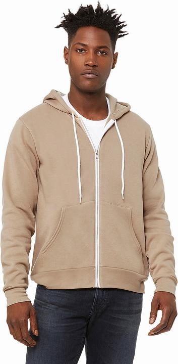 Actual product image Bella Canvas Canvas Fleece Hooded Jacket (L)