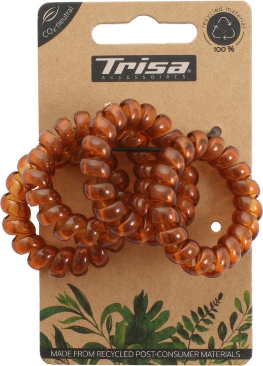 Image du produit Trisa Hair - ECO Relieur de cheveux à spirale Marron (Élastiques à cheveux)