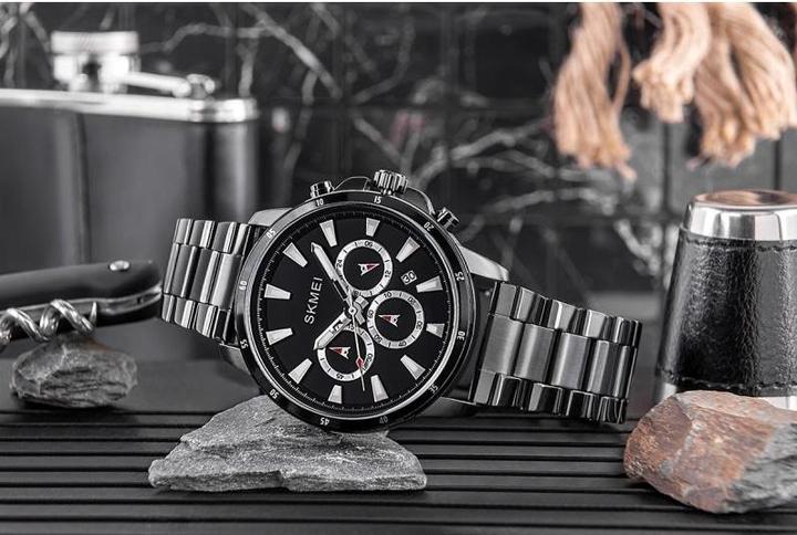 Actual product image Skmei 2295BK Herrenuhr + BOX (Analogue wristwatch, 43.50 mm)