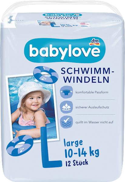 Produktbild dm babylove Schwimmwindeln (Gr. L, 12 Stk.)