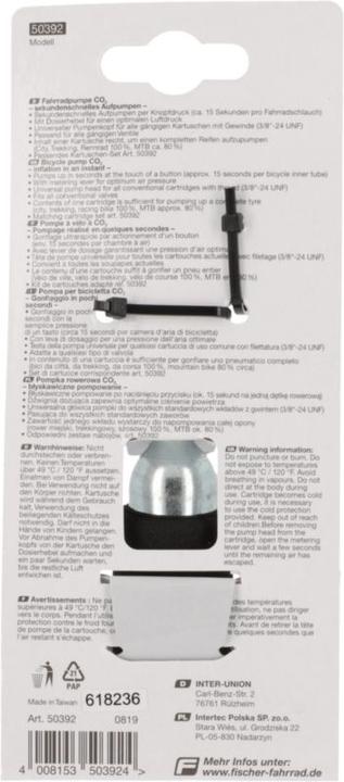 Produktbild Fischer Luftpumpe CO2