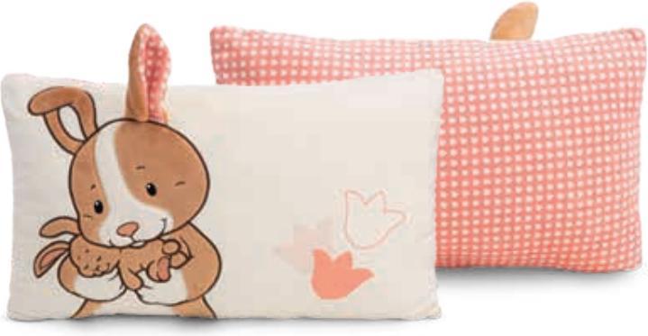 Image du produit NICI 61641 Kissen Hase & Kind Hopsala 43x25cm GREEN