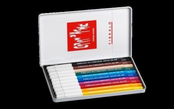 Productafbeelding Caran d'Ache Fibralo Metallschachtel (Veelkleurig, 10 x)