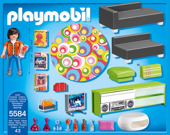 Produktbild Playmobil Wohnzimmer (5584, Playmobil City Life)