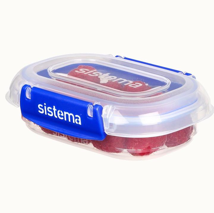 Actual product image Sistema Rectangle Klip it Plus 3 Pack 180ml (0.18 l)