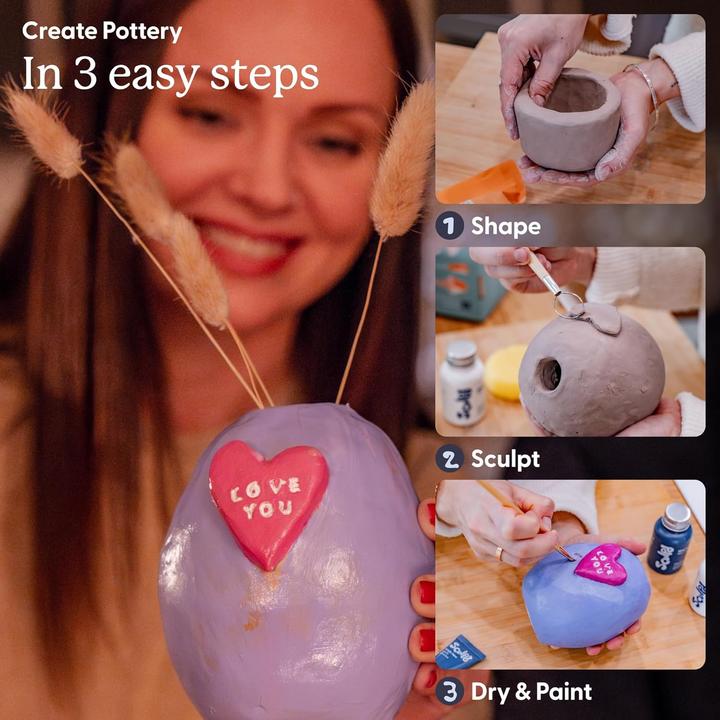 Produktbild Sculpd Toepferset mit Glanzlack